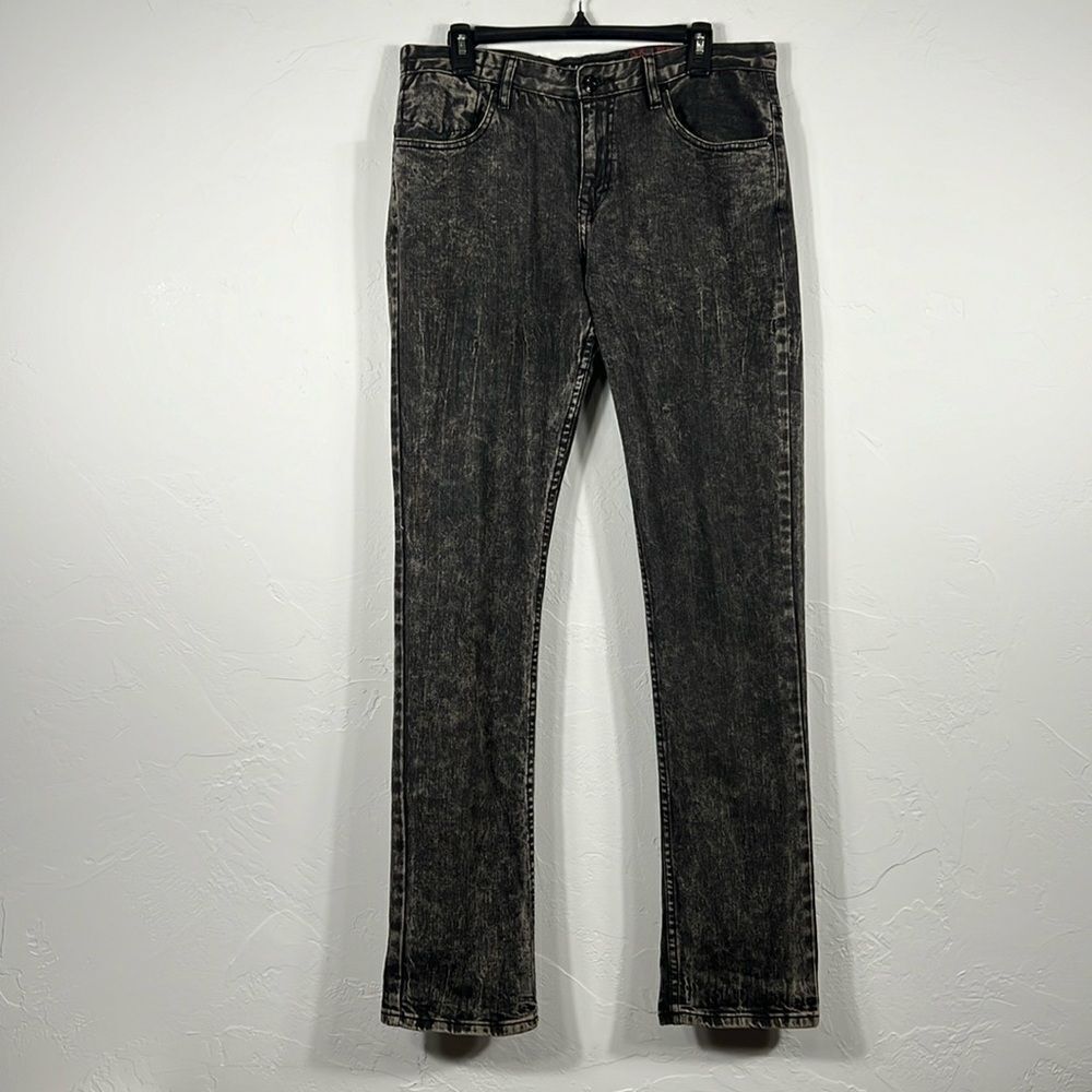 🔥🔥 Tony Hawk Jeans‎ Black Acid Wash Denim Skinny Jeans Men Sz 32x32 - PERFECT